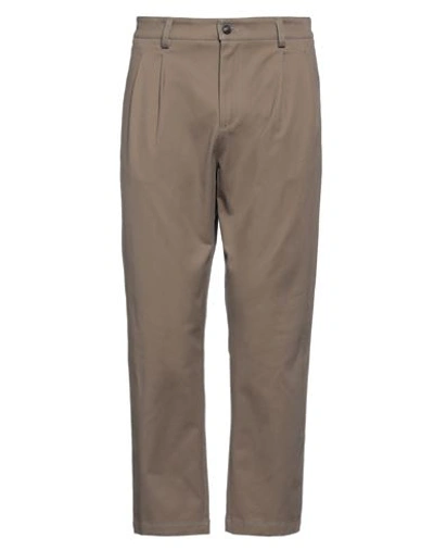 Daniele Alessandrini Homme Man Pants Khaki Size 34 Cotton, Elastane In Beige