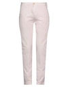 Yan Simmon Man Pants Light Pink Size 32 Cotton, Elastane