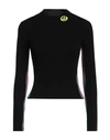 Barrow Logo Cropped Top Striped Bands In Black