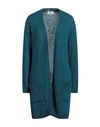 Niū Woman Cardigan Deep Jade Size S Acrylic, Polyamide, Alpaca Wool, Viscose, Polyester In Green