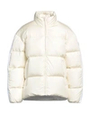 Palm Angels Woman Puffer Beige Size Xs Polyamide, Polyester, Pvc - Polyvinyl Chloride In White