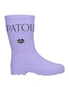 Patou Woman Ankle Boots Light Purple Size 9 Rubber In Purple