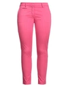 Mason's Woman Pants Fuchsia Size 10 Cotton, Elastane In Pink