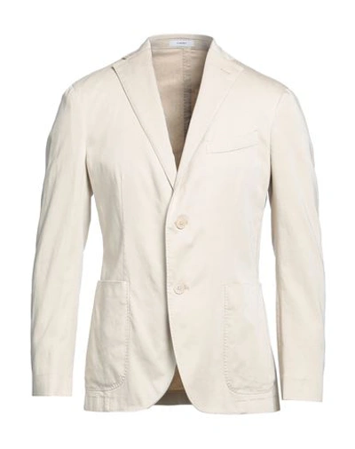 Boglioli Man Suit Jacket Beige Size 38 Lyocell, Cotton, Elastane In Beige