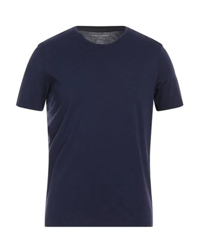 Majestic Filatures Man T-shirt Navy Blue Size M Cotton