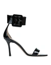 Marc Ellis Woman Sandals Black Size 10 Soft Leather In Black