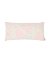 Missoni Home Nastri Cushion 30x60 Pillow Or Pillow Case Pink Size - Cotton, Viscose, Polyester, Acry