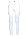 Icon Denim Woman Jeans White Size 29 Cotton, Elastane