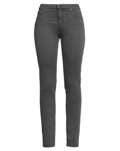 Jacob Cohёn Woman Pants Lead Size 30 Lyocell, Modal, Cotton, Elastomultiester, Elastane In Grey