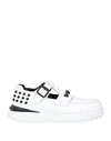 Mich E Simon Woman Loafers White Size 11 Soft Leather In White