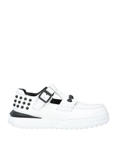 Mich E Simon Woman Loafers White Size 11 Soft Leather