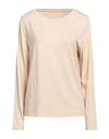 Majestic Filatures Woman T-shirt Beige Size 4 Viscose, Elastane