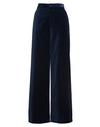 Dsquared2 Woman Pants Midnight Blue Size 8 Cotton, Metallic Fiber