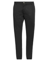 Yan Simmon Man Pants Black Size 42 Cotton, Elastane