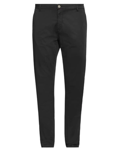 Yan Simmon Man Pants Black Size 42 Cotton, Elastane