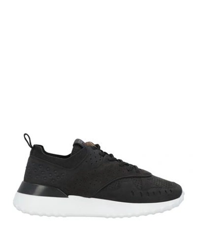 Tod's Woman Sneakers Black Size 7 Soft Leather In Black