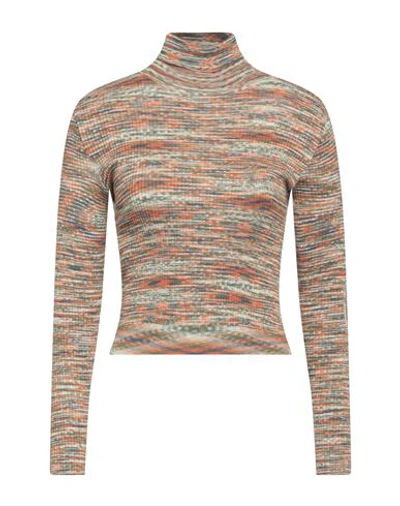 Aries Woman Turtleneck Mandarin Size 3 Cotton, Recycled Cotton