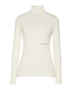 Hinnominate Woman T-shirt Cream Size Xxs Cotton, Elastane In White