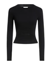 Vicolo Woman Sweater Black Size Onesize Viscose, Polyester