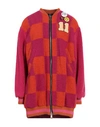 De' Hart Woman Jacket Fuchsia Size 4 Polyester, Wool In Pink