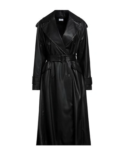 Rue Du Bac Woman Overcoat Black Size 6 Polyurethane