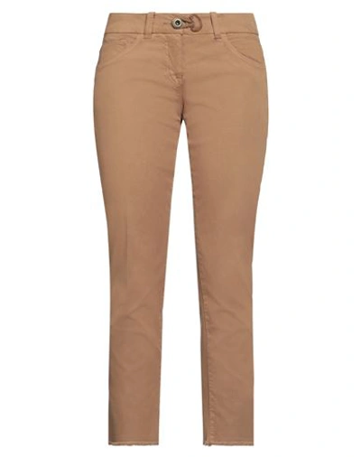 Coast Weber & Ahaus Woman Pants Camel Size 27 Cotton, Elastane In Beige