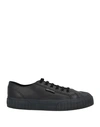 Superga Man Sneakers Black Size 13 Soft Leather