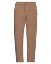 Stilosophy Man Pants Camel Size 38 Cotton In Beige