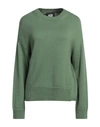 Alpha Studio Woman Sweater Green Size 12 Merino Wool