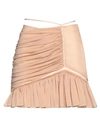 Nensi Dojaka Asymmetric Frill Mini Skirt In Pink