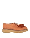 Tod's Woman Lace-up Shoes Tan Size 6 Soft Leather, Shearling In Brown