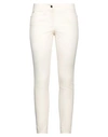 Pennyblack Woman Denim Pants Cream Size 4 Cotton, Polyester, Elastane In White