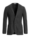 Boglioli Man Suit Jacket Steel Grey Size 36 Wool, Silk, Linen, Cashmere In Grey