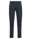 Yan Simmon Man Pants Midnight Blue Size 28 Cotton, Elastane