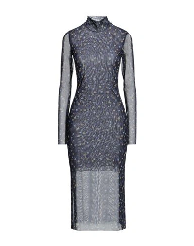 Baum Und Pferdgarten Woman Midi Dress Black Size Xs Recycled Polyester, Elastane In Black