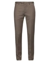 Pt Torino Man Pants Khaki Size 38 Virgin Wool, Elastane In Beige