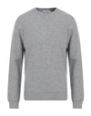 Kangra Cashmere Kangra Man Sweater Grey Size 40 Merino Wool In Grey