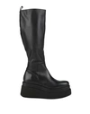 Paloma Barceló Woman Boot Dark Brown Size 10 Soft Leather In Black