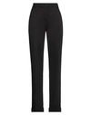 DOUUOD DOUUOD WOMAN PANTS DARK BROWN SIZE 10 VISCOSE, POLYAMIDE, ELASTANE