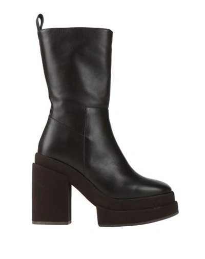 Paloma Barceló Woman Ankle Boots Chocolate Brown Size 7 Soft Leather