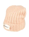 Hinnominate Woman Hat Pink Size Onesize Acrylic, Alpaca Wool, Virgin Wool, Polyamide In Pink