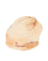 Marni Woman Hat Beige Size L Lambskin In Beige