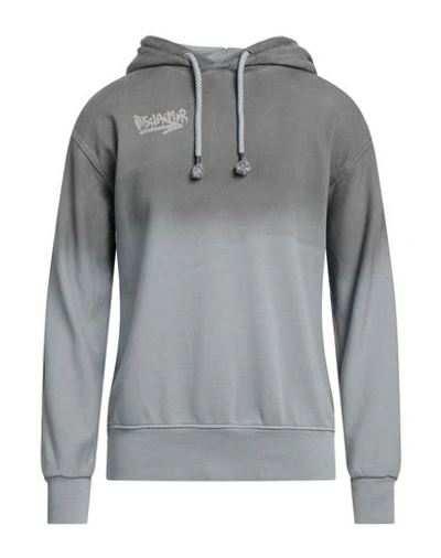 Disclaimer Man Sweatshirt Grey Size Xxl Cotton In Grey