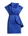 Cinqrue Woman Short Dress Bright Blue Size S Polyester