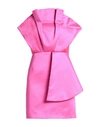 Cinqrue Woman Short Dress Fuchsia Size S Polyester In Pink