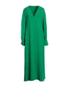 Valentino Silk Cady Couture Kaftan Dress In Green
