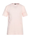 Liu •jo Man Man T-shirt Light Pink Size Xxl Cotton