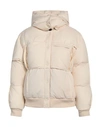 Isabelle Blanche Paris Woman Down Jacket Cream Size Xs Polyester In White