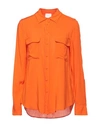 Merci .., Woman Shirt Orange Size S Viscose