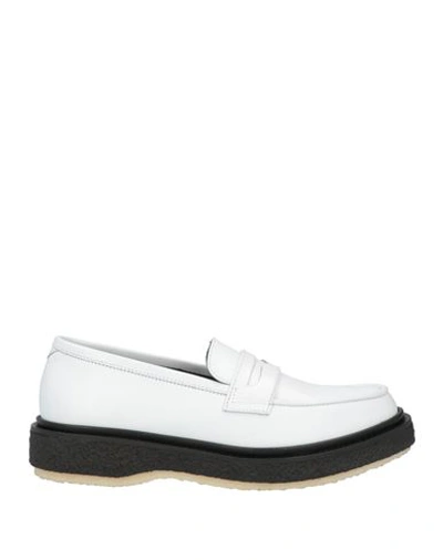 Adieu Woman Loafers White Size 8 Soft Leather